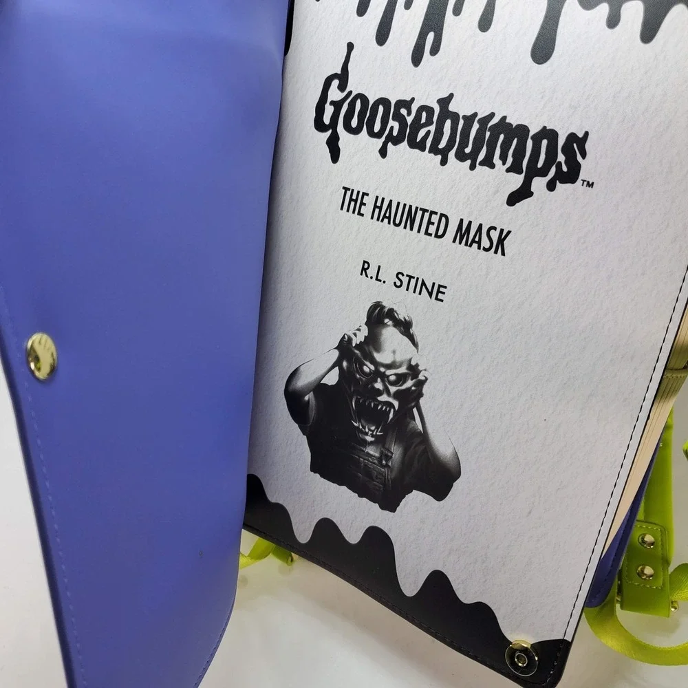 New Loungefly Goosebumps The Haunted‎ Mask Figural Glow-In-The-Dark Backpack